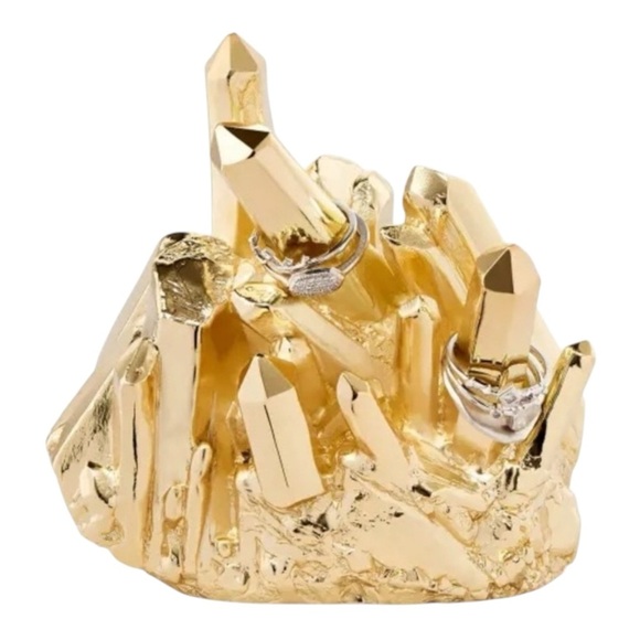 Kendra Scott Gold Crystal Ring Holder - Picture 2 of 2